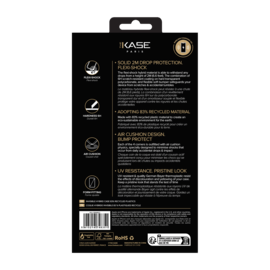 Coque hybride invisible fabriqu&eacute;e &agrave; 83 % de plastique recycl&eacute; pour Apple iPhone 15, transparente