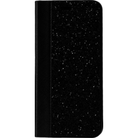 Case Rhinestone Bling Wallet Case for Samsung Galaxy S8, Midnight Black