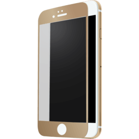 Protection d'écran en verre trempé (100% de surface couverte) pour Apple iPhone 7 Plus, Or