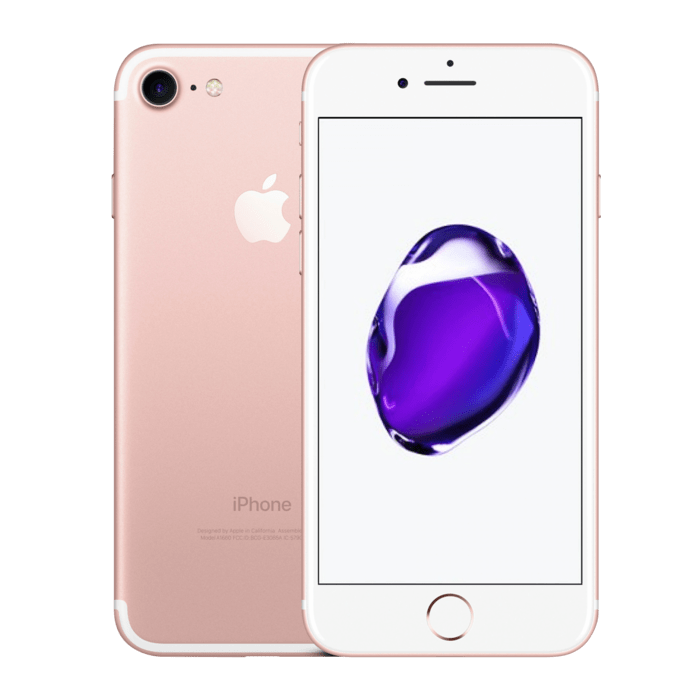 iPhone 7 256 Go - Or Rose - Grade Silver