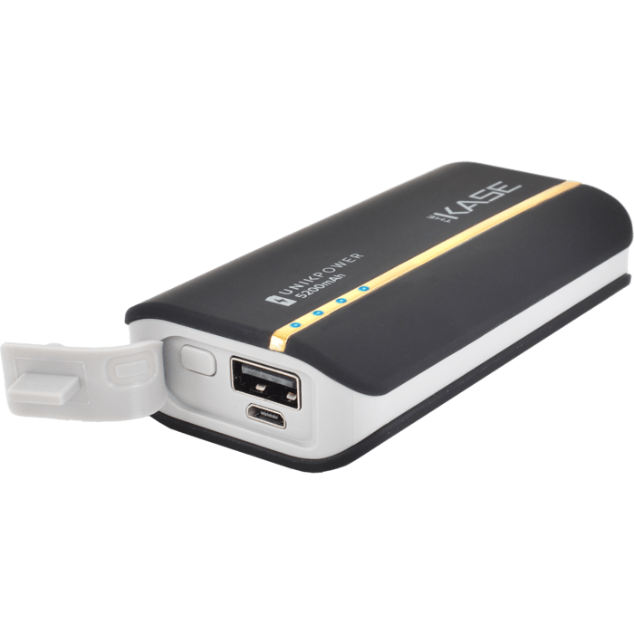 PowerHouse Universelle batterie externe, 5200 mAh, Noir