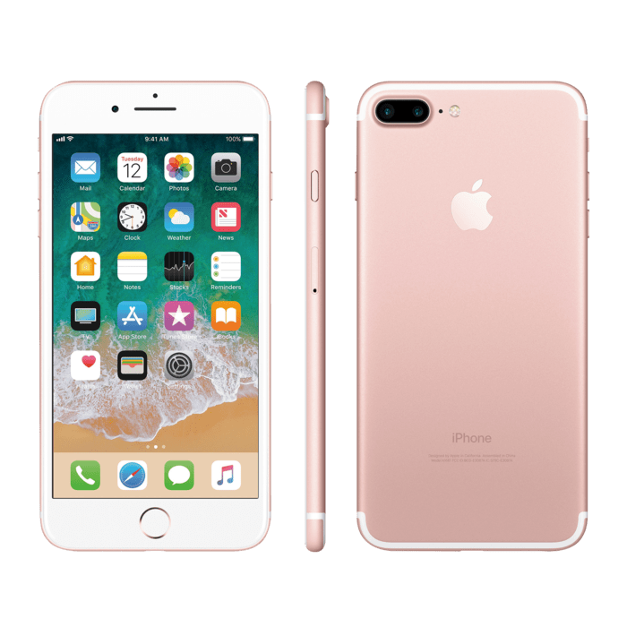 iPhone 7 Plus reconditionn&eacute; 128 Go, Or rose, d&eacute;bloqu&eacute;