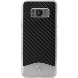 Case Mercedes-Benz Wave V Genuine carbon & Aluminium case for Samsung Galaxy S8, Black