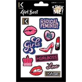 Girl Boss Stickers brod&eacute;s