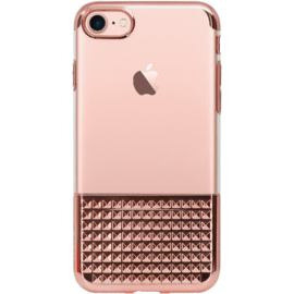 Case Invisible Ultra Slim Studded Case for Apple iPhone 7/8 0.8mm, Rose Gold