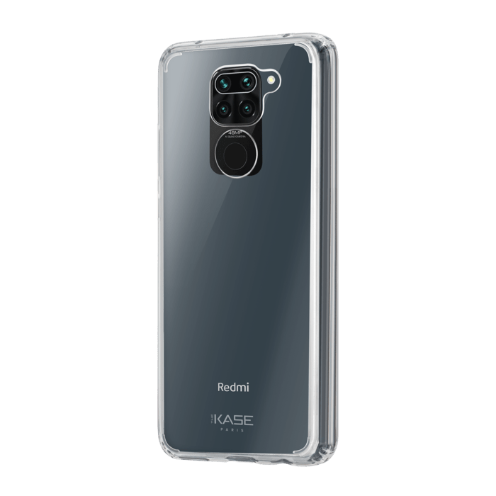 Coque hybride invisible pour Xiaomi Redmi Note 9, Transparente
