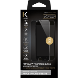 Protection d'écran Privée en verre trempé pour Apple iPhone 6/6s7/8