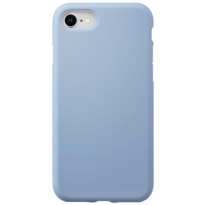 Coque antichoc en gel de silicone doux pour Apple iPhone 7/8, Bleu Lilas