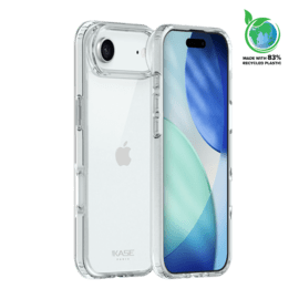 Coque hybride invisible fabriquée à 83 % de plastique recyclé pour Apple iPhone Air, transparente
