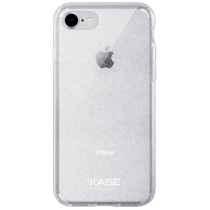 Custodia ibrida scintillante invisibile per Apple iPhone 7/8/SE 2020/SE 2022, trasparente