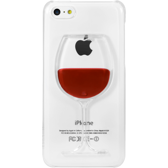 Vin rouge coque pour Apple iPhone 5c
