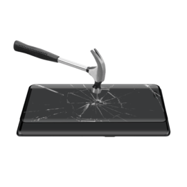 Protection d'écran en verre trempé Bord à Bord Incurvé pour Huawei P40 Pro/Pro+, Noir