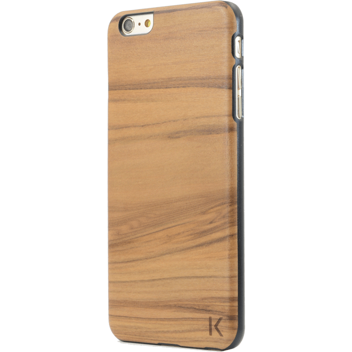 Coque bois pour Apple iPhone 6 Plus/6s Plus, Cappuccino