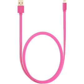 Câble Lightning certifié MFi Apple Charge/Sync (1M) Rose Bonbon