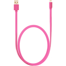C&acirc;ble Lightning certifi&eacute; MFi Apple Charge/Sync (1M) Rose Bonbon