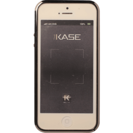 Bumper classique pour Apple iPhone 5/5s/SE, contours strass, Noir