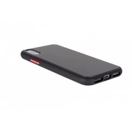 Coque Peach Garden Bi mati&egrave;re Dos fum&eacute; pour IPHONE 6+ / 6S+ / 7+ / 8+ Noire