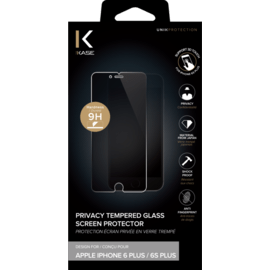 Case Privacy Tempered Glass Screen Protector for Apple iPhone 6 Plus/6s Plus