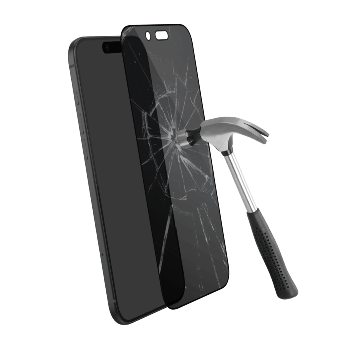 Protection d'&eacute;cran Priv&eacute;e en verre tremp&eacute; (60% verre tremp&eacute; recycl&eacute;) pour Apple iPhone Air Noir