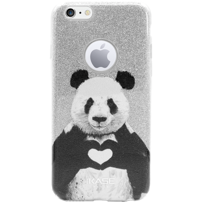 Panda Coque slim&nbsp;paillet&eacute;e &eacute;tincelante pour Apple iPhone 6/6s