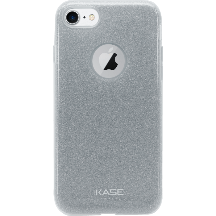 (Edition spéciale) Coque slim pailletée étincelante pour Apple iPhone 8, Argent