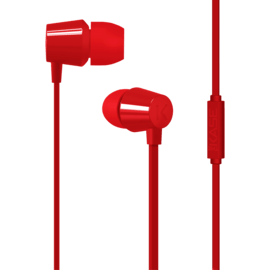 Case K In-ear Headphones, Fiery Red