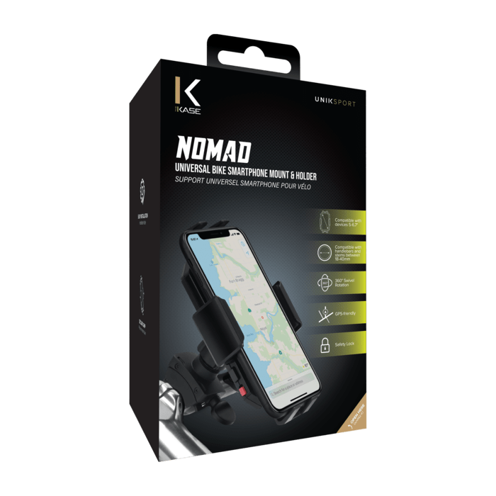 Nomad Universal Bike Smartphone Mount & Holder, Black
