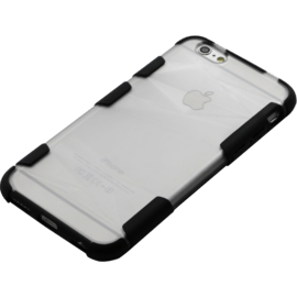 Coque antichoc pour Apple iPhone 6/6s, motif diamant, Noir