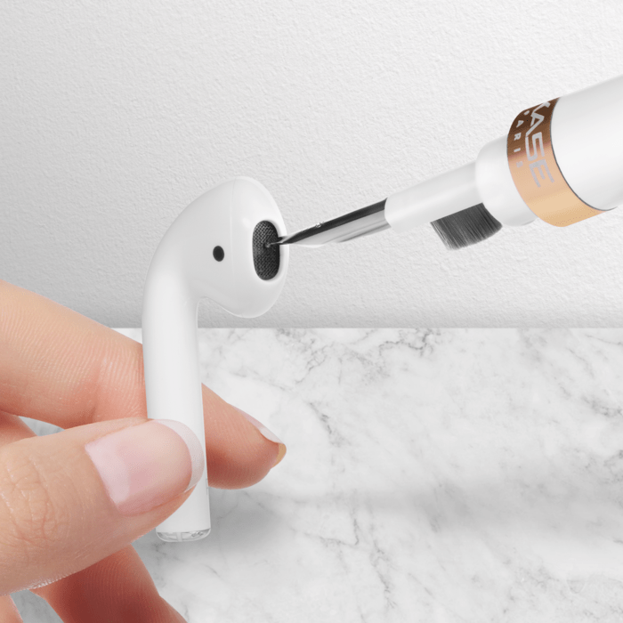 Stylo de nettoyage multifonction 4-en-1, Blanc Lumineux