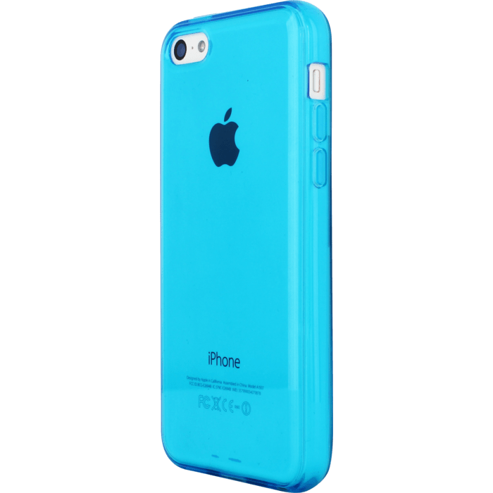 Coque silicone pour Apple iPhone 5c, Bleu