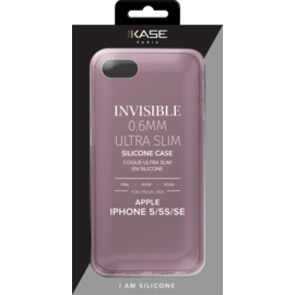 Coque pour Apple iPhone 5/5s/SE, Ultra Slim 0,6mm Transparent Rose