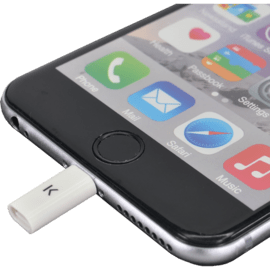 Adaptateur Lightning vers Micro USB, Blanc