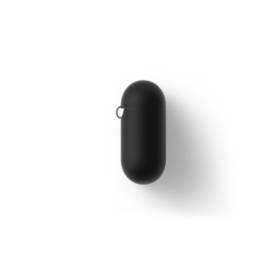 Airpod Protection en  Silicone avec mousqueton /  Noir