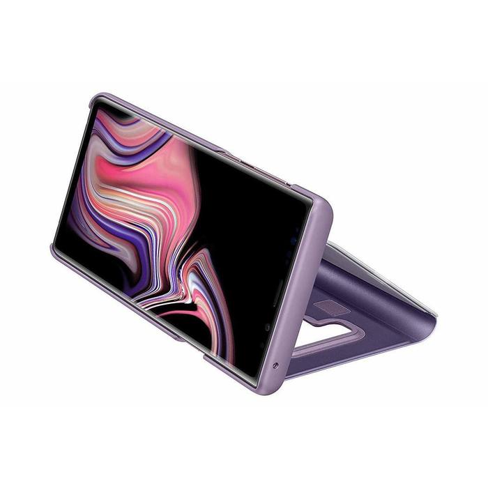 Clear View cover Violet avec fonction stand Note 9