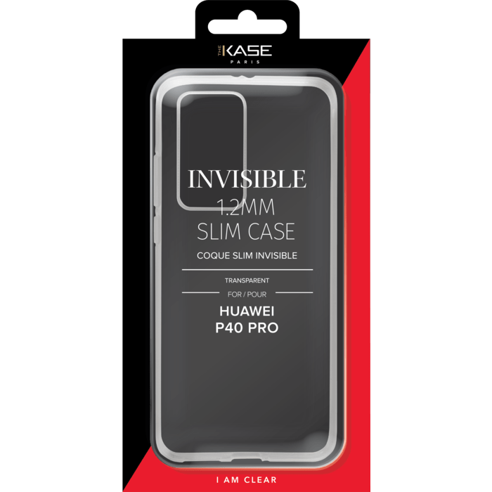 Custodia slim invisibile per Huawei P40 Pro 1.2mm, trasparente