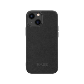 Coque en Su&egrave;de Alcantara pour Apple iPhone 13 mini, Noir Minuit
