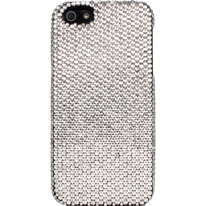 Coque pour Apple iPhone 5/5s/SE, Strass Blanc