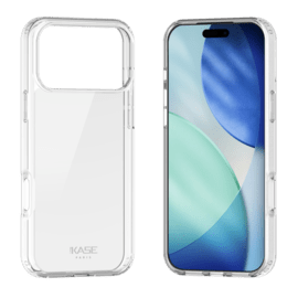 Coque hybride invisible fabriqu&eacute;e &agrave; 83 % de plastique recycl&eacute; pour Apple iPhone 17 Pro Max, transparente