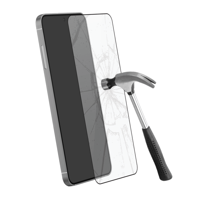 Protection d'&eacute;cran en verre tremp&eacute; (60% verre tremp&eacute; recycl&eacute;) pour Samsung Galaxy S25 Edge, Noir