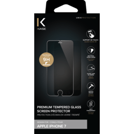 Protection d'&eacute;cran premium en verre tremp&eacute; pour Apple iPhone 7/8, Transparent