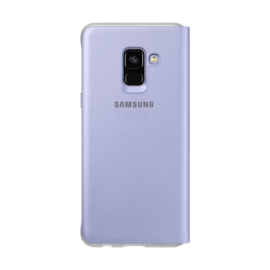 Case Flip Neon Lavender for Samsung A8