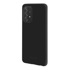 Coque en Gel de Silicone Doux pour Samsung Galaxy A52 4G/A52 5G/A52s 5G 2021, Noir satin