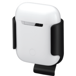 Support clip ceinture AirPods, Minuit Noir
