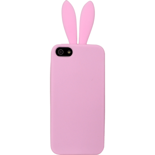 Coque pour Apple iPhone 5/5s/5SE, silicone Lapin Rose
