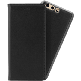 Case 2-in-1 Magnetic Slim Wallet & Case for Huawei P10, Black