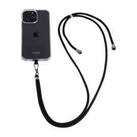 Bandoulière universelle et languette d'attache, Noir minuit