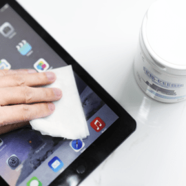 Lingettes Antibact&eacute;riennes Eco-Clean pour &Eacute;cran (100 pi&egrave;ces)