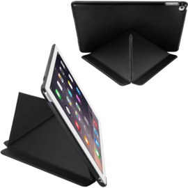 Origami Coque clapet Multi-position pliable pour Apple iPad Air 2, Noir Satin