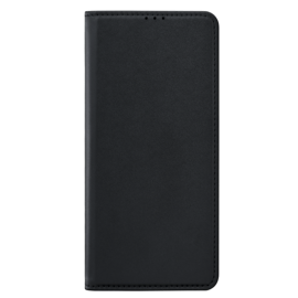 Coque clapet folio avec fente pour cartes & support pour Samsung Galaxy Note10, Noir
