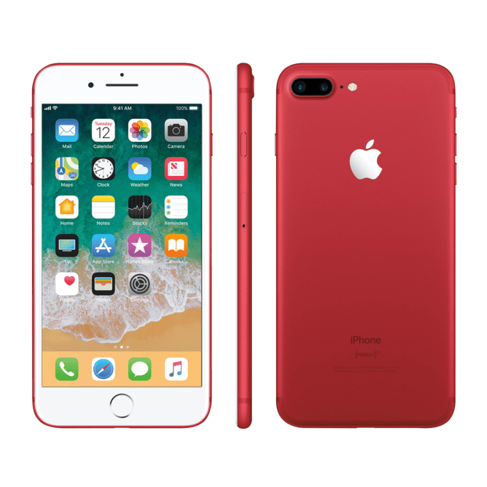 iPhone 7 Plus reconditionn&eacute; 32 Go, Rouge, d&eacute;bloqu&eacute;